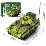 Puzzle Toy For Assembling Tank Model